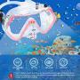 Supertrip Snorkel Set Adults-Anti-Fog Film Scuba Snorkeling Diving Mask with Impact Resistant Temperred Glass|Dry Top Snorkel,2 Mouthpieces 1 Waterproof Case Included