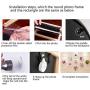 Freahap Round Picture Frame Wall Decor Wood Photo Frame Black 12 inch