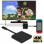 Oussirro HDMI USB C Hub Adapter for Nintendo Switch, 1080P Type C to HDMI Converter Dock Cable for Nintendo Switch
