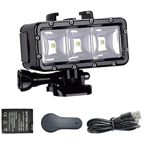 Suptig XShot Dimmable Waterproof (45m) LED Video Light for GoPro Cameras Suptig XShot Dimmable Waterproof (45m) LED Video Light for GoPro Cameras