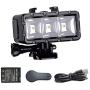 Suptig XShot Dimmable Waterproof (45m) LED Video Light for GoPro Cameras