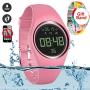 Simple Fitness Tracker [IP68 Swim Waterproof & No APP Need] Walking Pedometer Watch Step Counter with Vibration Alarm Clock/Calorie Burned/Distance/Alarm/Stopwatch for Kids Women Men