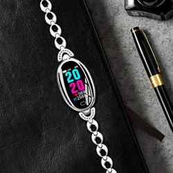 Smart Watches for Women Luxury Diamond Bracelet Heart Rate Pedometer Wristwatch Calorie Counter Blood Pressure Sport Watch Fitness Tracker