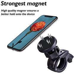 Bike Phone Holder, Bicycle Phone Holder Anti Shake Motorcycle Handlebar Mount with 360 ° Rotation Adjustable Bike Phone Mount for iPhone X/6/7/8 Plus, Samsung Galaxy S9/S8 Plus, 4"-6.5" Phones, GPS