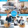 Pezin & Hulin Bamboo Charging Stations for Multiple Devices, Upgrade Desk Docking Station Organizer for Cell Phones, Tablet, AirPods, iWatch Stand (Includes 5 Cables BUT NO Power Supply Charger)