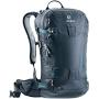 Deuter Freerider Polyamide, Polyester Black Backpack (Polyamide, Polyester, Black, Pattern, Unisex, Mobile Phone Pocket, Hydration System Compartment, Skis, Snowboard)
