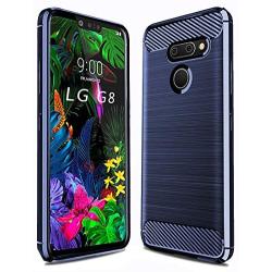 Sucnakp LG G8 ThinQ Case,LG G8 Case, TPU Shock Absorption Cell Phone Cases Technology Raised Bezels Protective Cover for LG G8 Case (TPU Blue)