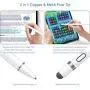 Active Stylus Pen Compatible for iOS&Android Touch Screens, Pencil for iPad with Dual Touch Function,Rechargeable Stylus for iPad/iPad Pro/Air/Mini/iPhone,Samsung/Android Smart Phone&Tablet Writing Active Stylus Pen Compatible for iOS&Android Touch Screens, Pencil for iPad with Dual Touch Function,Rechargeable Stylus for iPad/iPad Pro/Air/Mini/iPhone,Samsung/Android Smart Phone&Tablet Writing