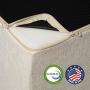 Made in USA Foldable Pet Steps/Stairs with CertiPUR-US Certified Foam for Dogs and Cats by Best Pet Supplies