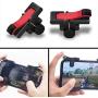 Techpitara Gaming Trigger Fire Button Gaming L1R1 Shooter Controller PUBG Red Black for Smartphones