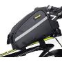 Rhinowalk Bike Top Tube Bag Bicycle Frame Bag Waterproof Mountain Bike Cycling Phone Bags with Earphone Hole