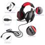 Ps4 Gaming Headsets Meiertop G1200 3.5mm Game Headphone Earphone Headband with Mic Stereo Bass for New Xbox One PlayStation 4 PS4 PC Computer Laptop and Mobile Phone(Red)