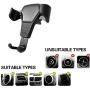 Car Phone Holder Air Vent Hands-Free Mobile Mount Stand for Universal Cellphone with Samsung Galaxy S20 S10 S9 S8 iPhone 11 Pro Max XS Max X XR 8 Plus Note 10 9 and More