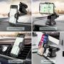Car Cell Phone Holder Dashboard - BEYYON 2 in 1 Dash Windshield Air Vent Car Phone Mount for iPhone 11 Pro Xs Max XR X 8 7 6s Plus SE, Galaxy S10 5G S10+ S10e S9, Note 10, LG G8, Pixel, HTC