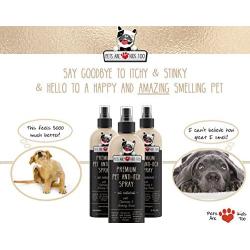 Premium Pet Anti Itch Spray & Scent Freshener! Natural ingredients & Hypoallergenic! Soothes Dogs & Cats Hot Spots, Itchy, Dry, Irritated Skin! Reduces Odor, Allergy Relief! Smells Amazing! (1 bottle)