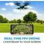 Force1 U45WF Drones with Camera for Adults and Kids - VR Capable WiFi Drone, Remote Control FPV Drone with 720p HD Camera and 2 Drone Batteries Force1 U45WF Drones with Camera for Adults and Kids - VR Capable WiFi Drone, Remote Control FPV Drone with 720p HD Camera and 2 Drone Batteries