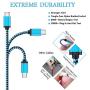 Micro USB Cable, Ailkin High Speed [5-Pack] 3Ft Nylon Braided USB 2.0 A Male to Micro B Data Sync & Charging Cable Compatible with Samsung and Other Android Smartphone, Colorful