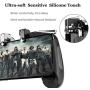 Newseego Mobile Game Controllers,[Upgrade Version] Sensitive Shoot Aim Multiple Color Combinations Gaming Grip with Gaming Trigger for Knives Out/Rules of Survival for Android & iOS- Black