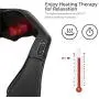 Naipo Shiatsu Back and Neck Massager with Heat Deep Kneading Massage for Neck, Back, Shoulder, Foot and Legs, Use at Home, Car, Office