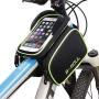 AIXIN B-Soul Bike Tube Frame Bag Saddle Bag Touchscreen Phone Bag 6.2Inch Cellphone Bicycle Riding Bag Waterproof