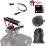 BOYA Video Microphone by-MM1 Universal YouTube Facebook Livestream Vlogging Recording Shotgun Mic for iPhone Android Smartphones Canon EOS Nikon DSLR Cameras Camcorders