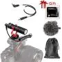 BOYA Video Microphone by-MM1 Universal YouTube Facebook Livestream Vlogging Recording Shotgun Mic for iPhone Android Smartphones Canon EOS Nikon DSLR Cameras Camcorders