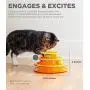 Petstages Cat Tracks Cat Toy - Fun Levels of Interactive Play - Circle Track with Moving Balls Satisfies Kitty’s Hunting, Chasing & Exercising Needs