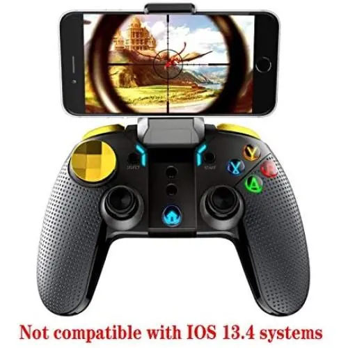 iPEGA-PG-9118 Wireless Gamepad Joystick Multimedia Game Controller Compatible Android Device Phone8/XR/XS Compatible Samsung Galaxy S9/S9+ S10/S10+ VIVO X27 Android Tablet PC