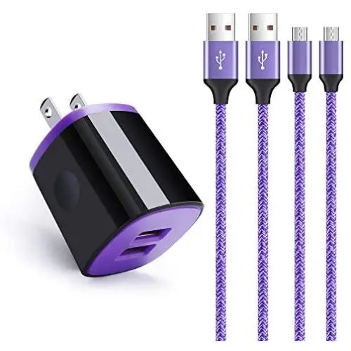 Charging Block, Wall Plug with Android Phone Cable Micro USB Cords Compatible for LG G4/G4 Stylus/G3/G3 Stylus/G2 /Stylus 3/Stylus 2,LG K50S K50 K40S K40 K30 K20/K20 V/K10 K8x K7,LG Q60 V10 Q6 Q60 W30 Charging Block, Wall Plug with Android Phone Cable Micro USB Cords Compatible for LG G4/G4 Stylus/G3/G3 Stylus/G2 /Stylus 3/Stylus 2,LG K50S K50 K40S K40 K30 K20/K20 V/K10 K8x K7,LG Q60 V10 Q6 Q60 W30
