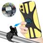 Wekin Bike Phone Mount, 360°Universal Cell Phone Holder for Bike/Bicycle/Motorcycle/Handlebar Fits iPhone 11 Pro Max/X/7/8 Plus, Samsung S10/S10e 4.0"-6.5" Phones