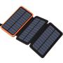 Solar Charger 24000mAh, FEELLE Solar Power Bank with 2 USB Ports Waterproof Portable External Battery Compatible with Smartphones, Tablets and More