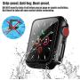 Alinsea Screen Protector for Apple Watch 40mm Case with Built-in Tempered Glass Screen Protector [2 Pack] [Daily Waterproof] [3D Full Coverage] All Around Cover Bumper Case for iwatch 40mm Series 4/5