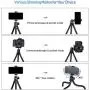 ULANZI Camera Tripod, Mini Flexible Tripod Stand with Hidden Phone Holder w Cold Shoe Mount, 1/4 Screw for Magic Arm, Universal for iPhone 11 Pro Max XS Max X 8 7 Samsung Canon Nikon Sony Cameras