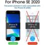 amFilm Glass Screen Protector for iPhone SE 2020, iPhone 8, 7, 6S, 6 (4.7")(2 Pack) Halo Free Tempered Glass Screen Protector (2020)