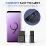 Spater Adaptive Fast Charging Wall Charger Kit Set with USB-C Cable, Compatible with Samsung Galaxy S10/ S8/ S9 + Note8/ Note9