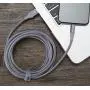 AmazonBasics Double Braided Nylon Lightning to USB Cable, Advanced Collection, MFi Certified Apple iPhone Charger, Dark Gray, 10 Feet AmazonBasics Double Braided Nylon Lightning to USB Cable, Advanced Collection, MFi Certified Apple iPhone Charger, Dark Gray, 10 Feet