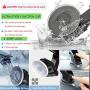 Windshield Phone Stand for Car, Dashboard Phone Mount 360° Rotation Stretchable One Touch Car Holder Compatible for iPhone 8 Plus X XR XS MAX 7 6s Samsung S10 S8 S9 Plus S7 Note 9 8 LG G5 G6 Nexus 5X