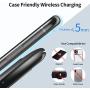 Nalwort 3 in 1 Wireless Charger Compatible with iPhone Apple Watch and AirPods Qi Fast Charger Retractable Wireless Charging Station for iPhone SE 2020/11/11 Pro, iWatch 5/4/3/2/1 and More(No Adapter)