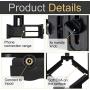 UniqueFire Telescope Phone Mount Universal Smart Phone Adapter Holder for Spotting Scope, Binoculars, Monocular, Microscope, 360° Rotatable Cellphone Clip fits Almost All Smartphone on The Market
