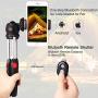 Regetek Camera Tripod with Wireless Remote, Phone GoPro Mount,Mini Tabletop Travel vlogging Tripod Stand for Phone Webcam,GoPro Action Cam/DSLR Canon Nikon Sony