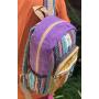 Unique Tie-dye Mini Hemp Backpack Small Back Pack Boho Backpack 100% Core Hemp| 100% VEGAN | Handmade with Love.