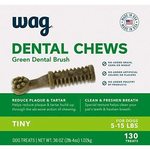 WAG Dental Dog Treats to Help Clean Teeth & Freshen Breath