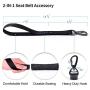 Fida Dog Harness with Safety Belt | Pet Vest Harness | Breathable Fabric, Adjustable Strap and Buckle Clip, Easy to Control for X-Small, Small, Medium, Large Dogs & Cats for Walking and Driving