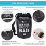 Trentixel Waterproof Dry Bags, Floating Dry Sack with Detachable Shoulder Strap, 5L/10L/20L Large Dry Bag for Fishing, Kayaking, Surfing, Rafting, Hiking and Camping