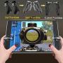 PUBG Mobile Controller for Tablet/iPad - Aovon Upgrade Version Sensitive L1R1 Shoot Aim Game Trigger Gamepad Grip, Support 5.5-12.9 inch iPad & Tablet (Black)