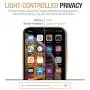 uShield Privacy Screen Protector Compatible with iPhone Xs/iPhone X/iPhone 11 Pro (5.8&quot Display) (w/Installation Frame) [Anti-Scratch/Spy] Tempered Glass Screen Protector (3Pack) [Case Friendly]