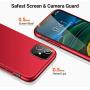 TORRAS Slim Fit iPhone 11 Case, Hard Plastic PC Ultra-Thin Phone Cover Case with Matte Finish Coating Grip Compatible with iPhone 11 (6.1 Inch), Red