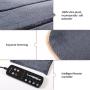 Massage Mat with 10 Vibrating Motors and 4 Therapy Heating pad Full Body Massager Cushion for Relieving Back Lumbar Leg Pain SL-363 Snailax