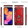 LeYi Samsung Galaxy A10e Case (NOT FIT A10) with HD Screen Protector, Military Grade Armor Full-Body Protective Phone Cover Case with 360 Degree Rotating Holder Kickstand for Samsung A10e, Red