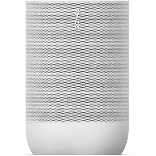 Sonos Move - Battery-Powered Smart Speaker, Wi-Fi and Bluetooth with Alexa Built-in - Lunar White Sonos Move - Battery-Powered Smart Speaker, Wi-Fi and Bluetooth with Alexa Built-in - Lunar White